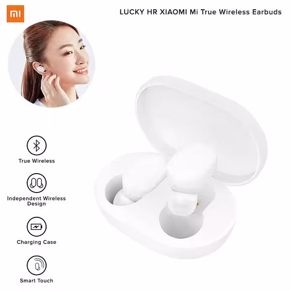 هندزفری بلوتوثی شیائومی مدل AirDots همراه با محفظه شارژر ایرپاد شیائومی TWSEJ02LM