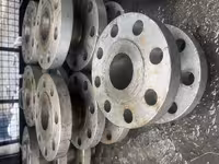 فلنج گلودار 1/2 2 اینچ استنلس استیل ریس فیس رده 40 کلاس 300  B16.5 از جنس  A SA182 321