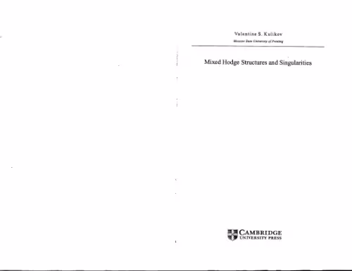 خرید و دانلود نسخه کامل کتاب Mixed Hodge structures and singularities