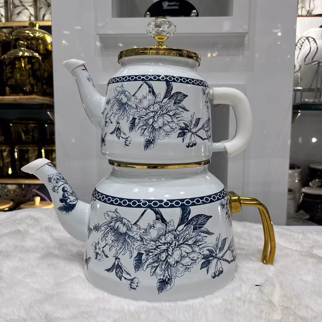 کتری قوری لعابی در الماسی یونی هوم کد 2003