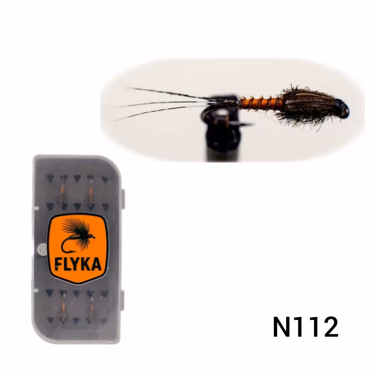 پشه فلای نیمف می‌فلای (Mayfly) کد N112 – بسته 5 عددی