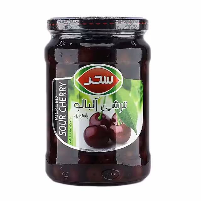 ترشی آلبالو سحر 660 گرمی
