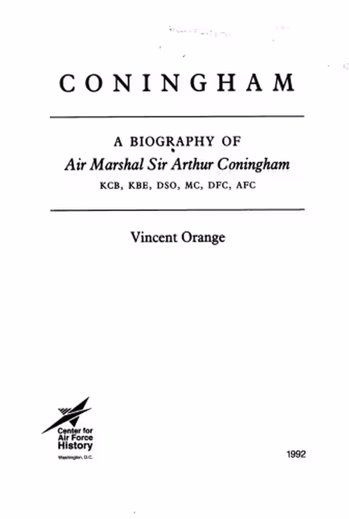 خرید و دانلود نسخه کامل کتاب Coningham - A Biography of Air Marshall Sir Arthur Coningham