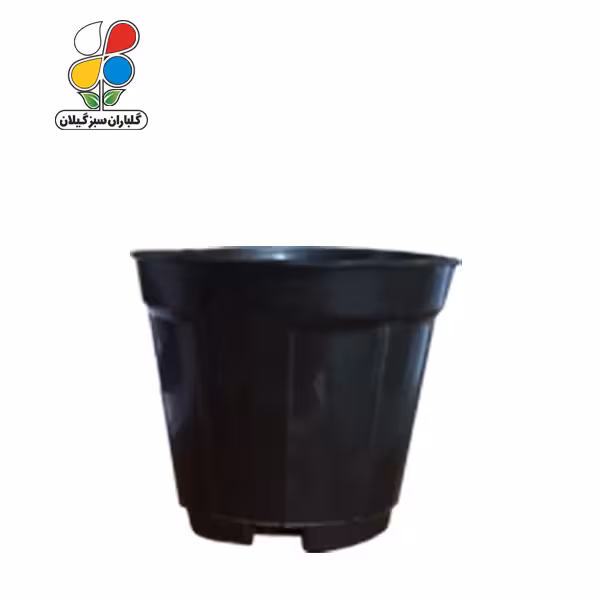 گلدان کشاورزی ظرفیت 12 سانتی متری مشکی