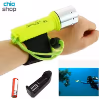 چراغ قوه غواصی LED با شدت نور بالا و ضد آب