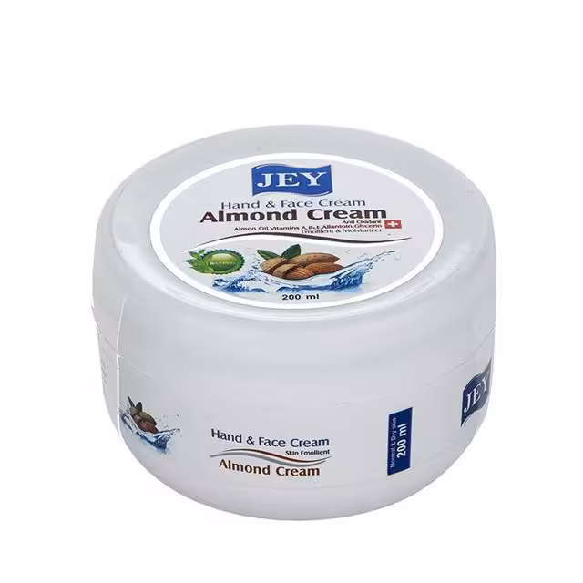کرم دست و صورت جی مدل Almond حجم 200 میلی لیتری