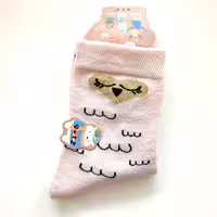 جوراب ساقدار بچگانه  نخ پنبه اعلا وارداتی اریجینال مناسب  9 تا 12 ساله