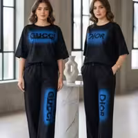 ست تیشرت شلوار مدل کهکشان