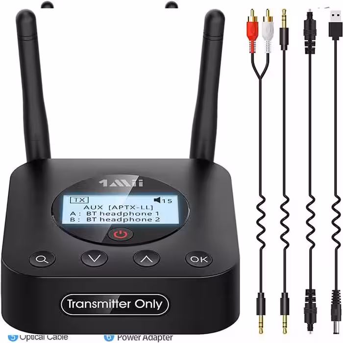 فرستنده بلوتوث صوتی برای تلوزیون نسل 5.2 برد بلند وان می پلاس  1Mii B06TX
