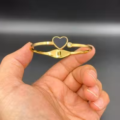 دستبند النگویی استیل