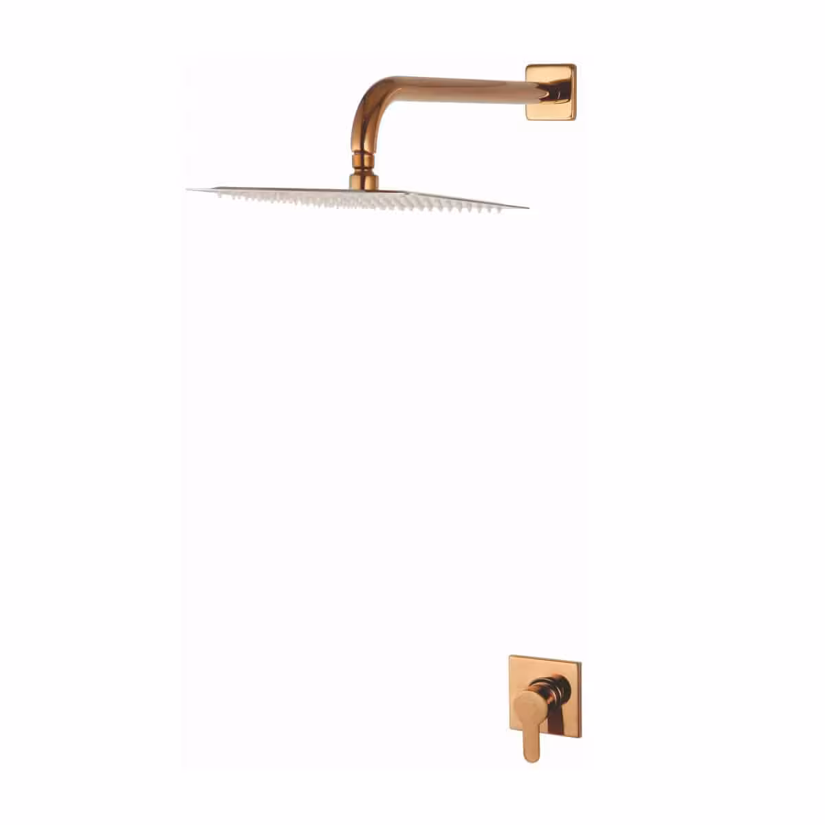 شیر حمام توکار ویوات راسان مدل فلت کلاس 3 (رزگلد)