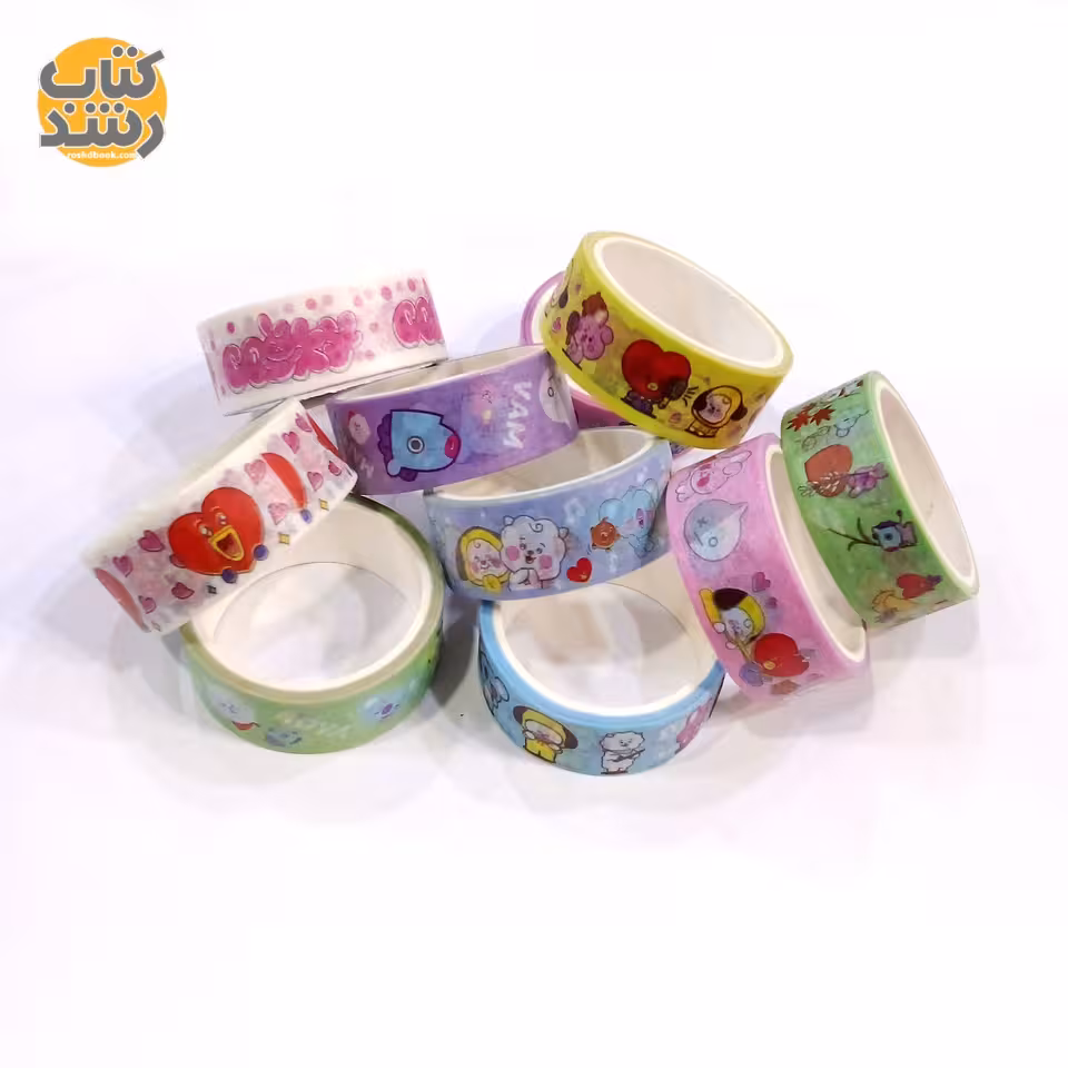 چسب نواری تک عددی فانتزی طرح متنوع