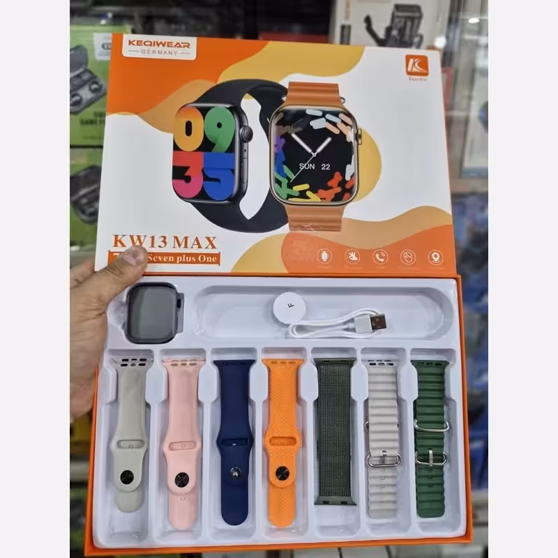 ساعت هوشمند kw13 max اصلی هفت بند کیفیت عالی