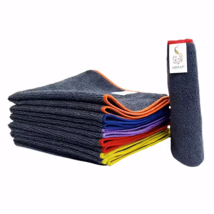 دستمال آشپزخانه ابراف مدل میکروفایبر کد ABT406 بسته 6 عددی | کالا مکس