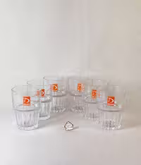 لیوان شیشه ای 340 میل DELI GLASS کد003049
