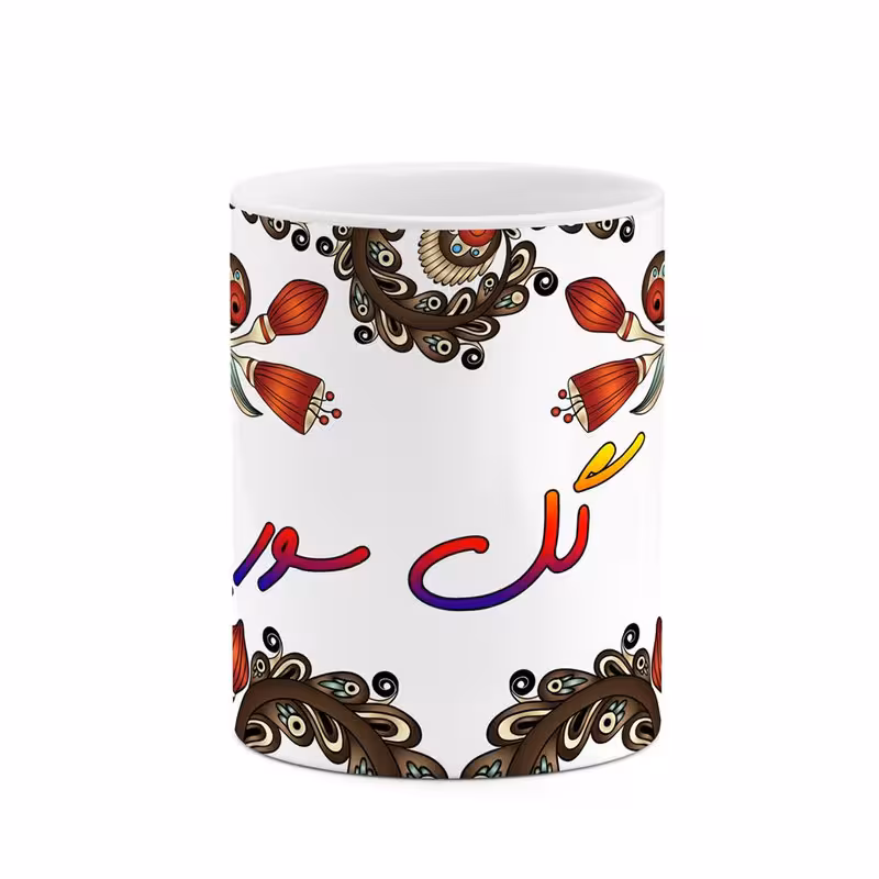 خرید ماگ-لیوان    اسم گل سور  سنتی گل و بته کد mgh46719