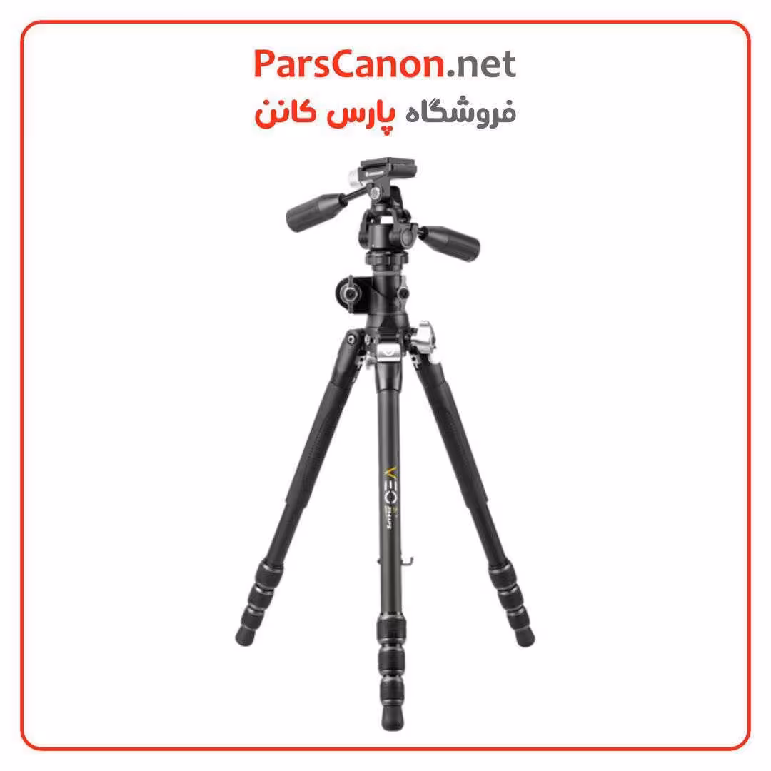 سه پایه ونگارد Vanguard VEO3T 234AP 4-Section Aluminum Travel Tripod with Lateral Center Column and PH-38S Pan Head