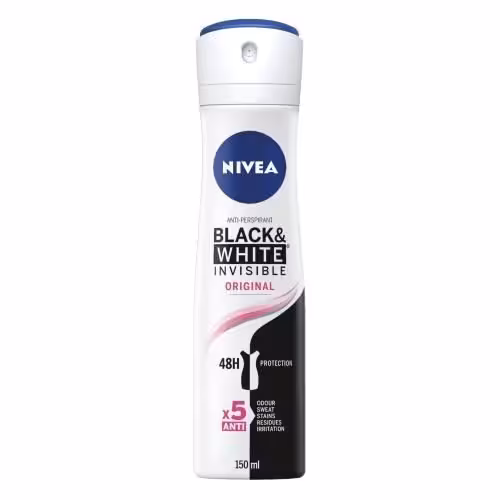 اسپری ضدتعریق نیوآ مدل بلک اند وایت اورجینال Nivea Black White Invisiele Original