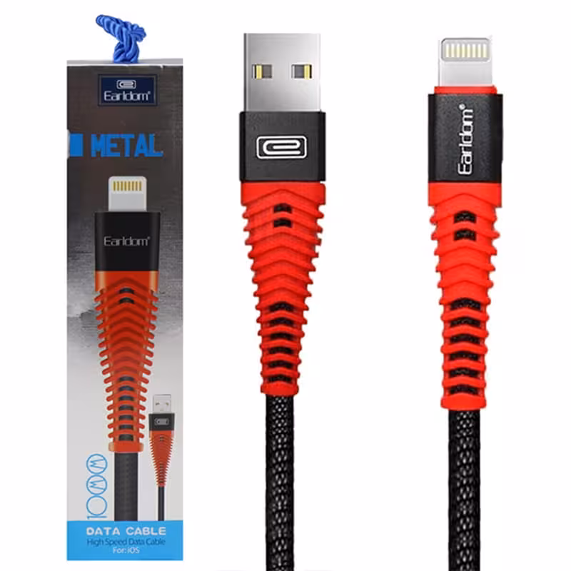 کابل آیفون ارلدام مدل EARLDOM EC-060i Lightning