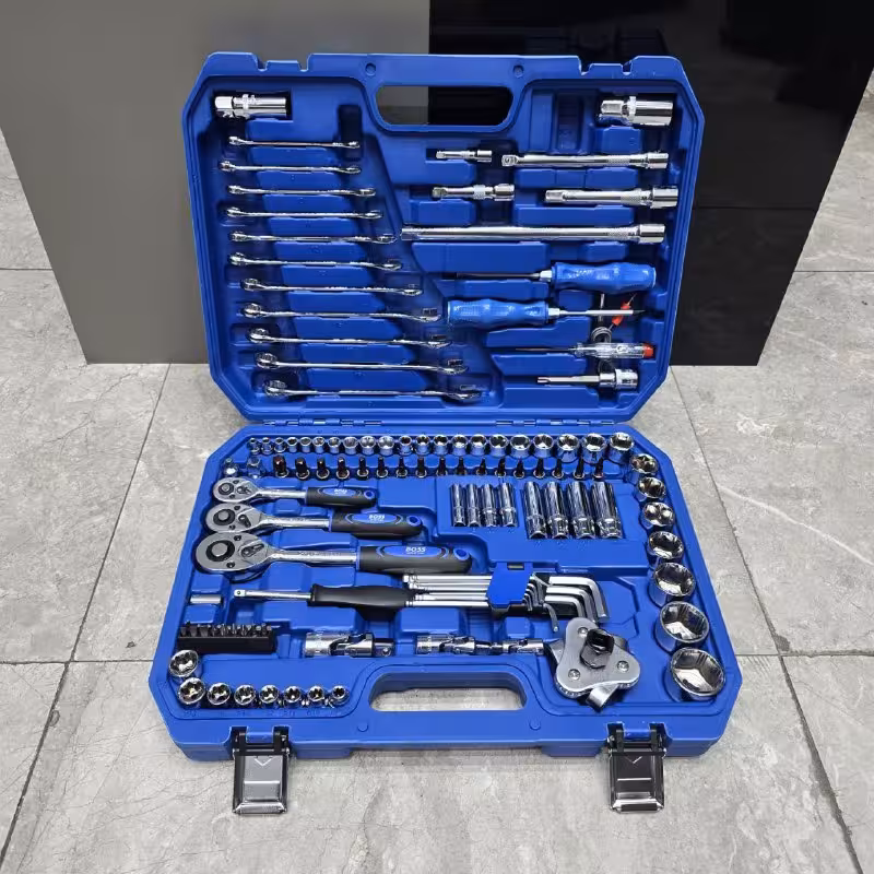 جعبه بکس 121 عددی باس آبی رنگ مدل BS_121Pcs