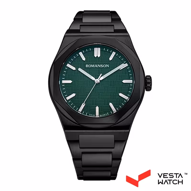 ساعت مچی مردانه رومانسون ROMANSONمدل RM4BS004MMBBAD2W-GR