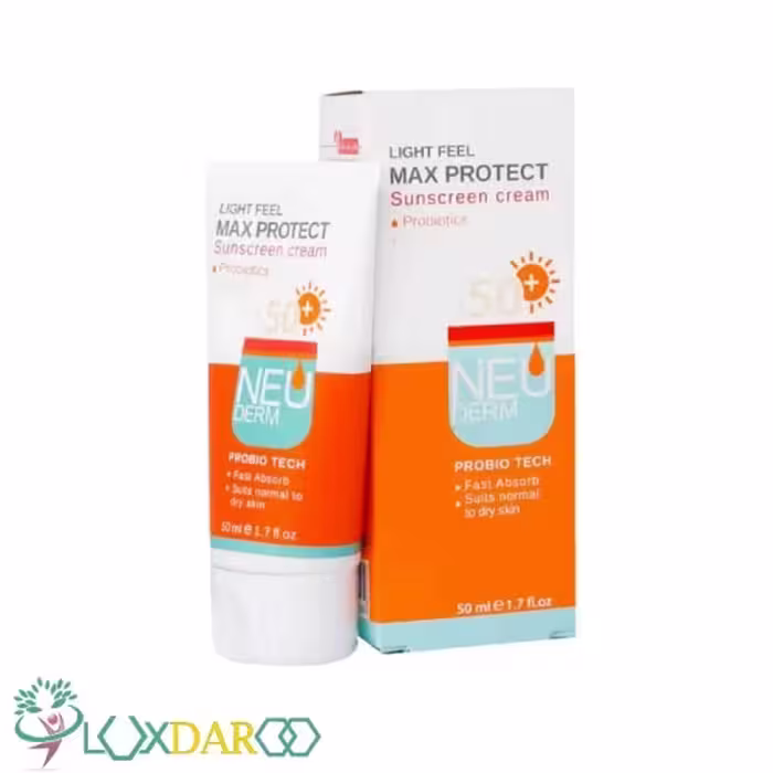 کرم ضد آفتاب مکس پروتکت رنگی پوست معمولی تا خشک نئودرم SPF50