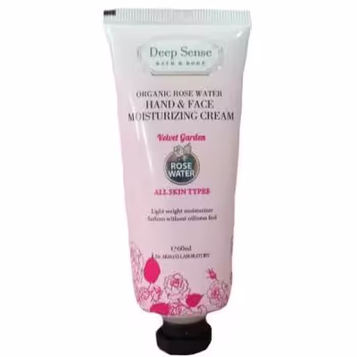 کرم مرطوب کننده دیپ سنس مدل Rose Water حجم 60 میلی لیتر