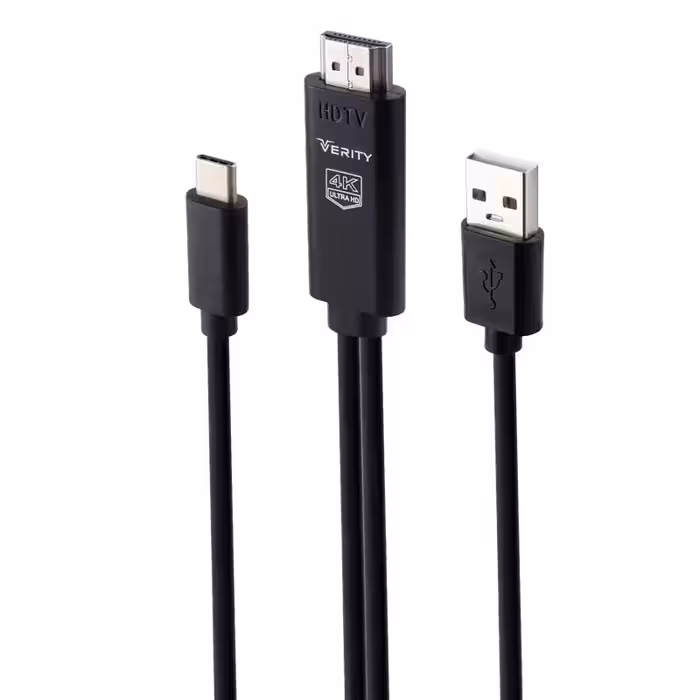 کابل تبدیل Verity V-HD12 Type-C To HDMI 2m