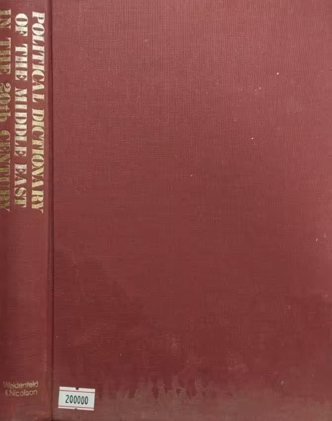 Political dictionary of the Middle East in the 20th century