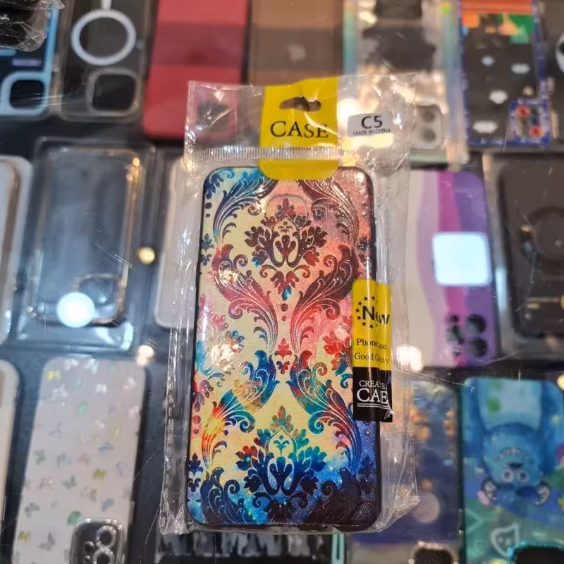 قاب طرحدار سامسونگ c5 مدل ابرنگی