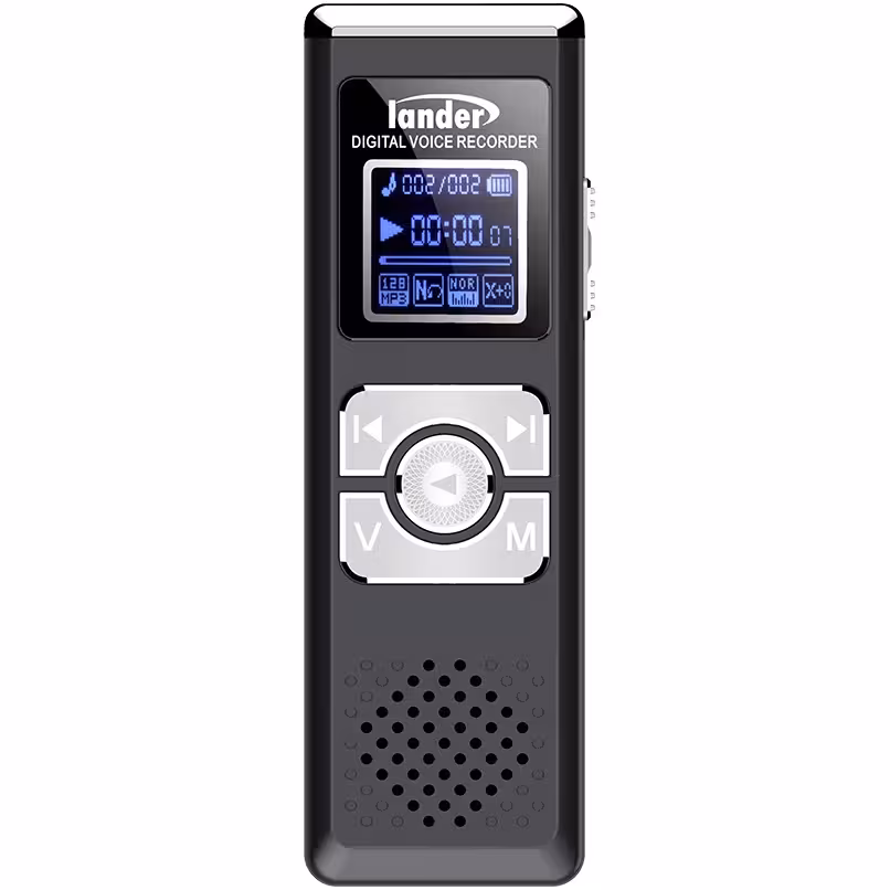 ضبط کننده صدای لندر مدل LD-77 با ظرفیت 8 گیگابایت