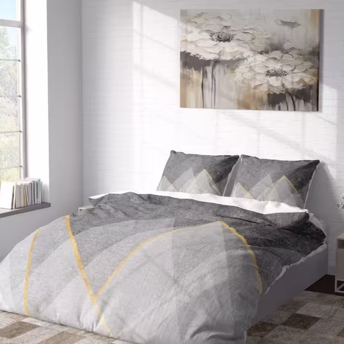 سرویس خواب دو نفره، 6 تکه، کد 5093 (Double Bedding Set, 6 Pieces, Code 5093)