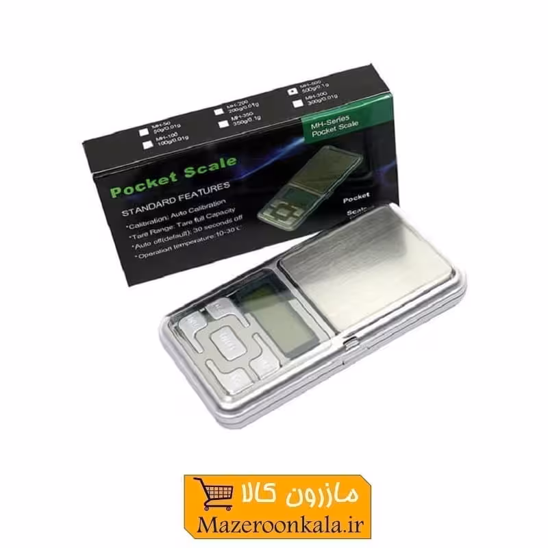 ترازو دیجیتال جیبی Pocket Scale مدل MH-500 با ظرفیت سنجش 500 گرم MTZ-007