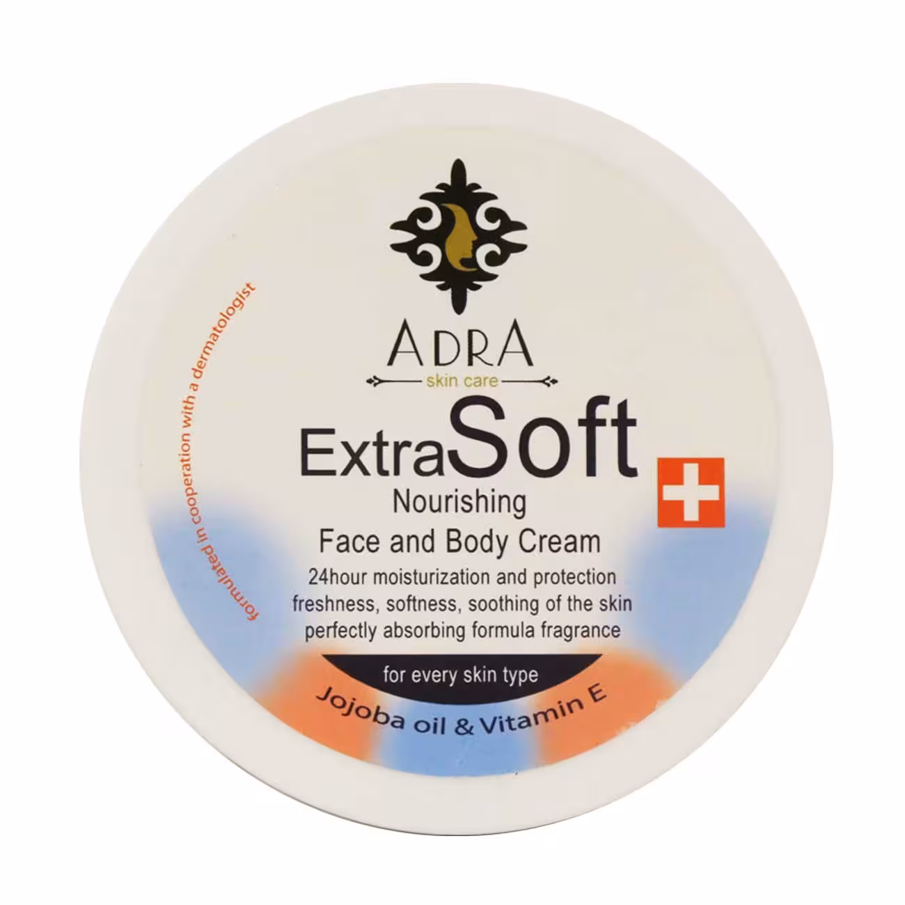 قیمت و خرید کرم مرطوب کننده و مغذی آدرا حاوی روغن جوجوبا حجم 200 میل - پوست کالا