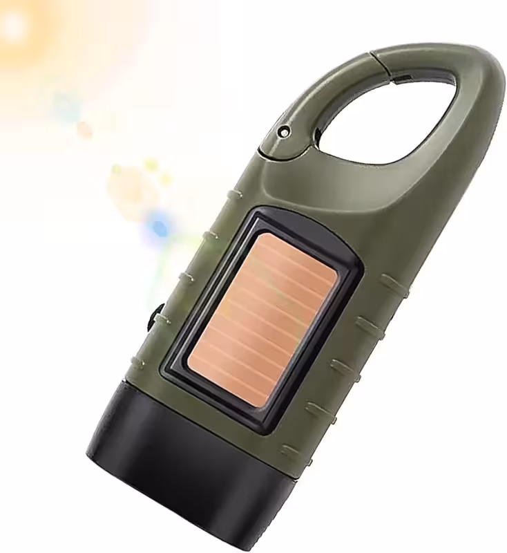 چراغ قوه پنل خورشیدی