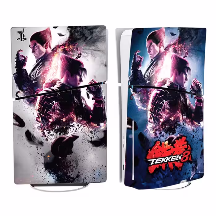 برچسب کنسول PS5 SLIM (GO) طرح TEKKEN کد A
