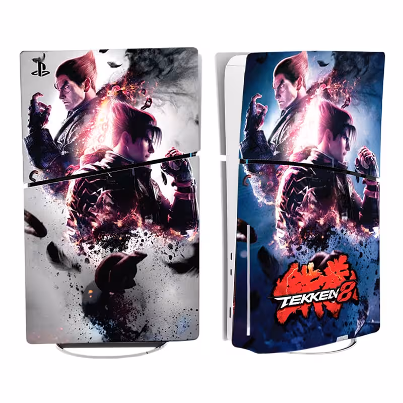 برچسب کنسول PS5 SLIM (GO) طرح TEKKEN کد A