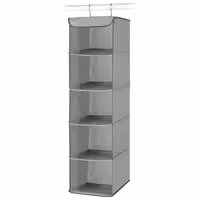 نظم دهنده کمد لباس Generic 6536-300-Grey 5 Section Closet Organizer