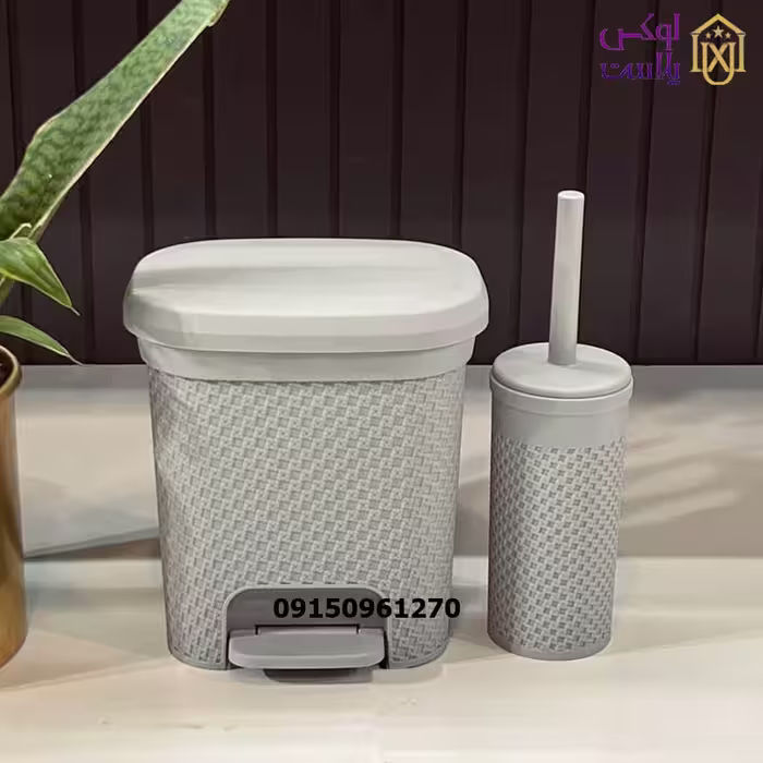 سطل و فرچه 5 لیتری طرح بافت لیمون 2147