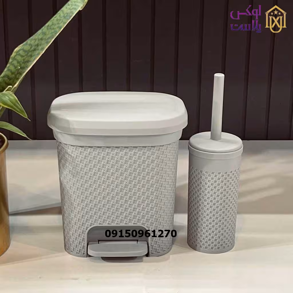 سطل و فرچه 5 لیتری طرح بافت لیمون 2147