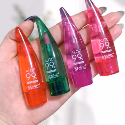 برق لب حرارتی طرح آلوئه‌ورا – تغییر رنگ جادویی و آبرسان لب