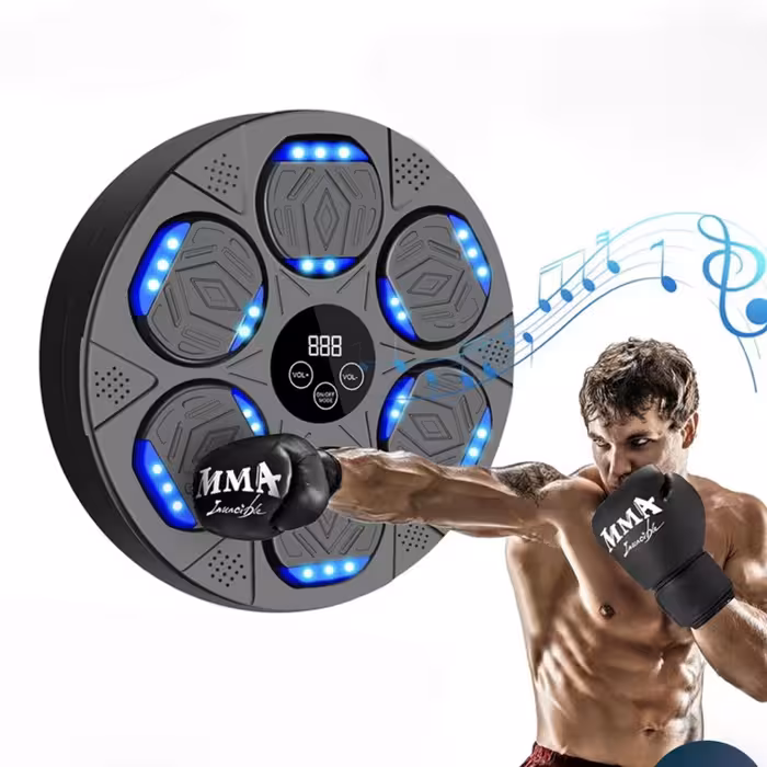 کیسه بوکس هوشمند موزیکال به همراه دستکش بوکس MDHL QJB-55