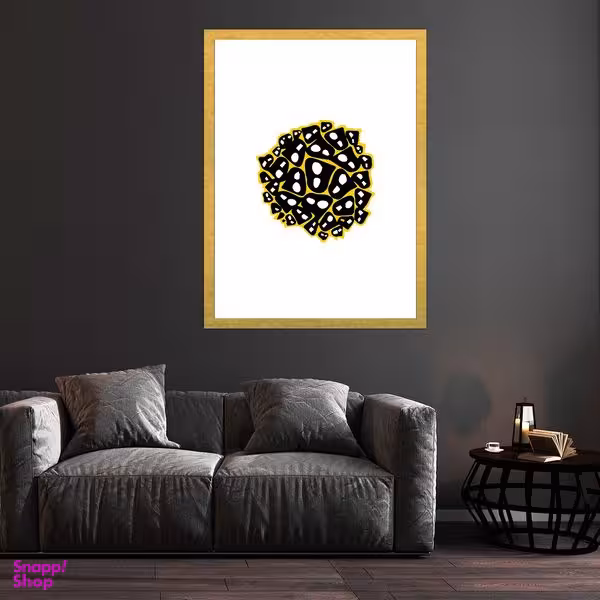 تابلو بکلیت طرح کلمه حرف ه مدل قاب شاسی T-S10241