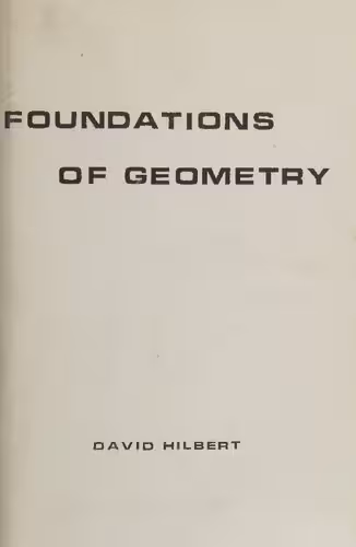 خرید و دانلود نسخه کامل کتاب Foundations of Geometry