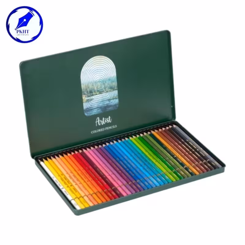 مداد رنگی 36 رنگ فلزی آرتیست آریا 12 بسته ای