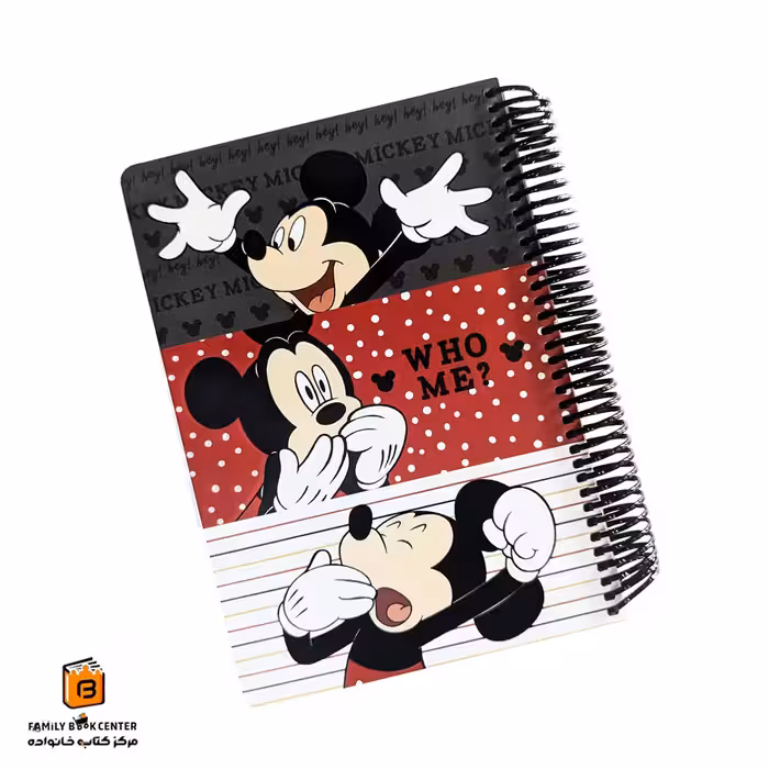 دفتر خط دار 100 برگ طرح میکی موس لانگو (Lango)