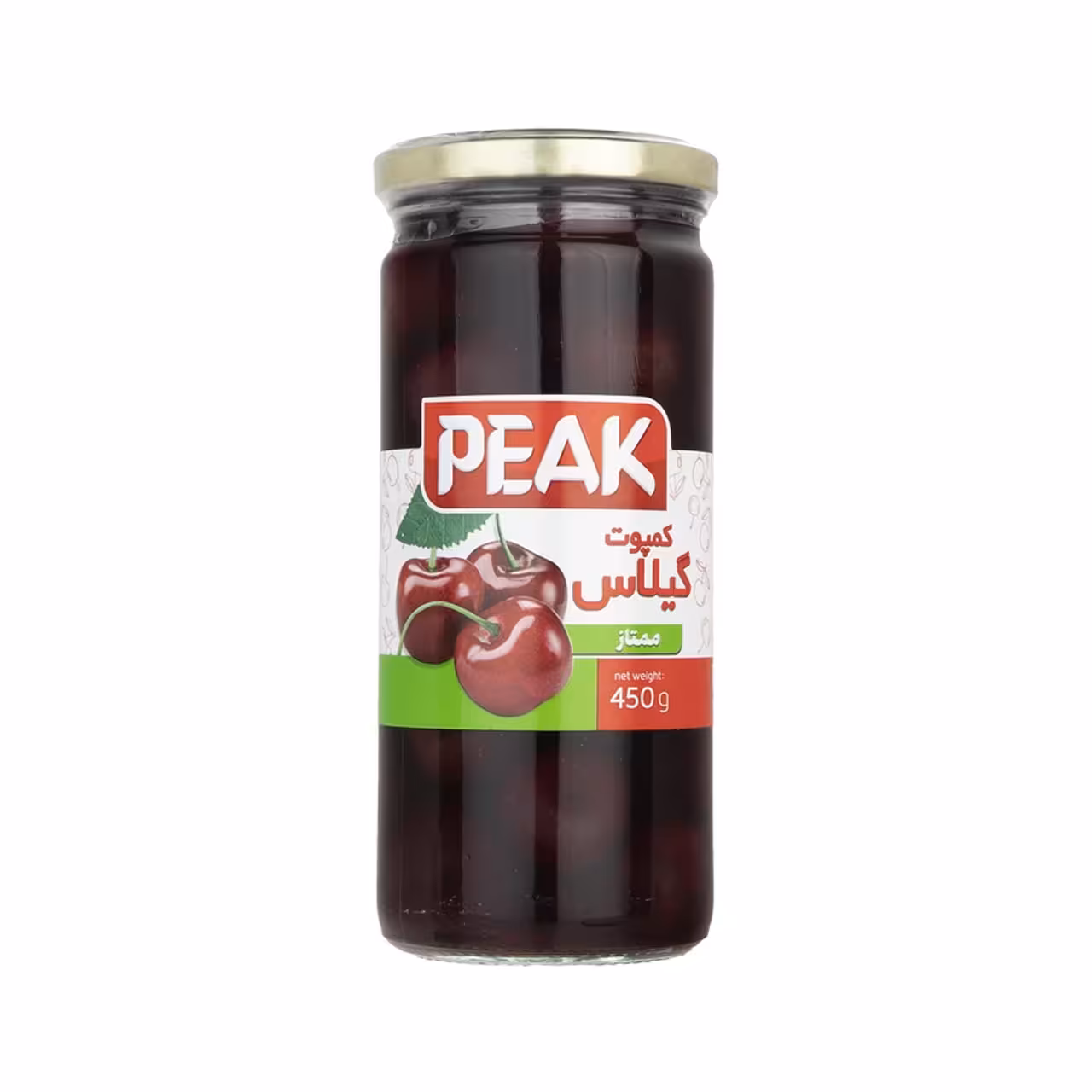 کمپوت گیلاس پیک 450 گرمی