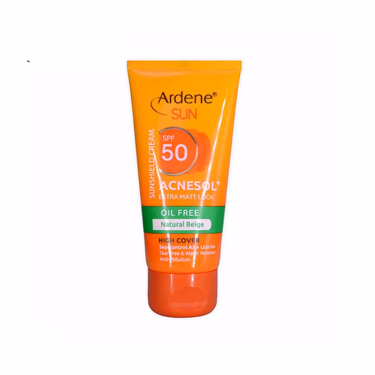 کرم ضد آفتاب آردن سان SPF50 فاقد چربي بژطبيعي
