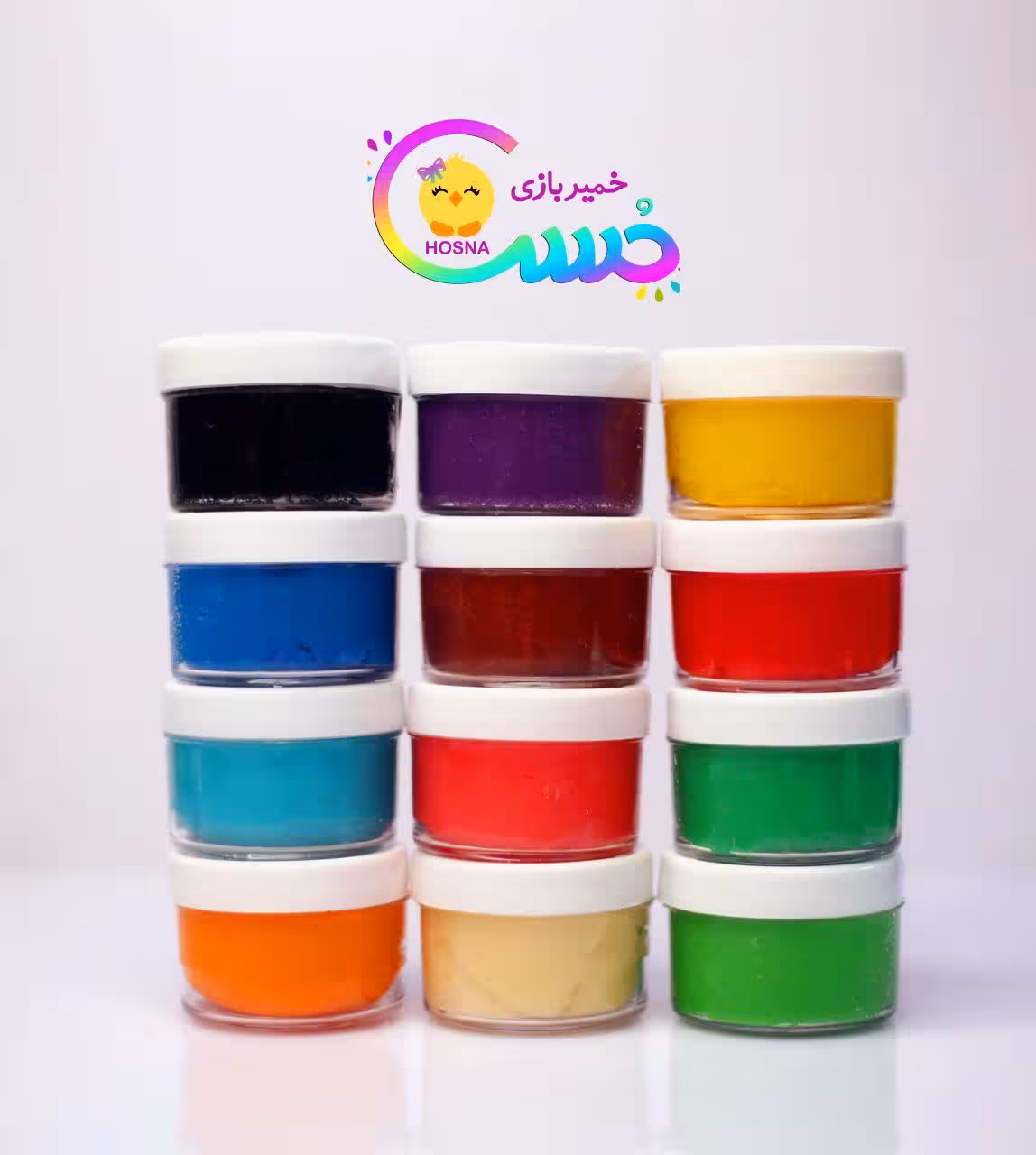 خمیربازی 12 رنگ 50 گرمی