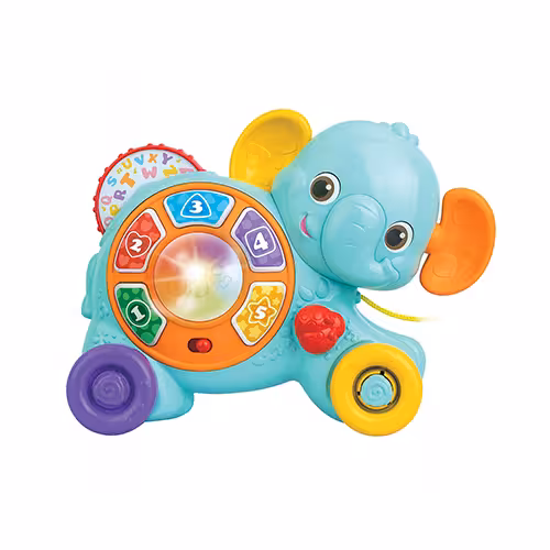 اسباب بازی فیل چرخدار موزیکال وین فان Winfun